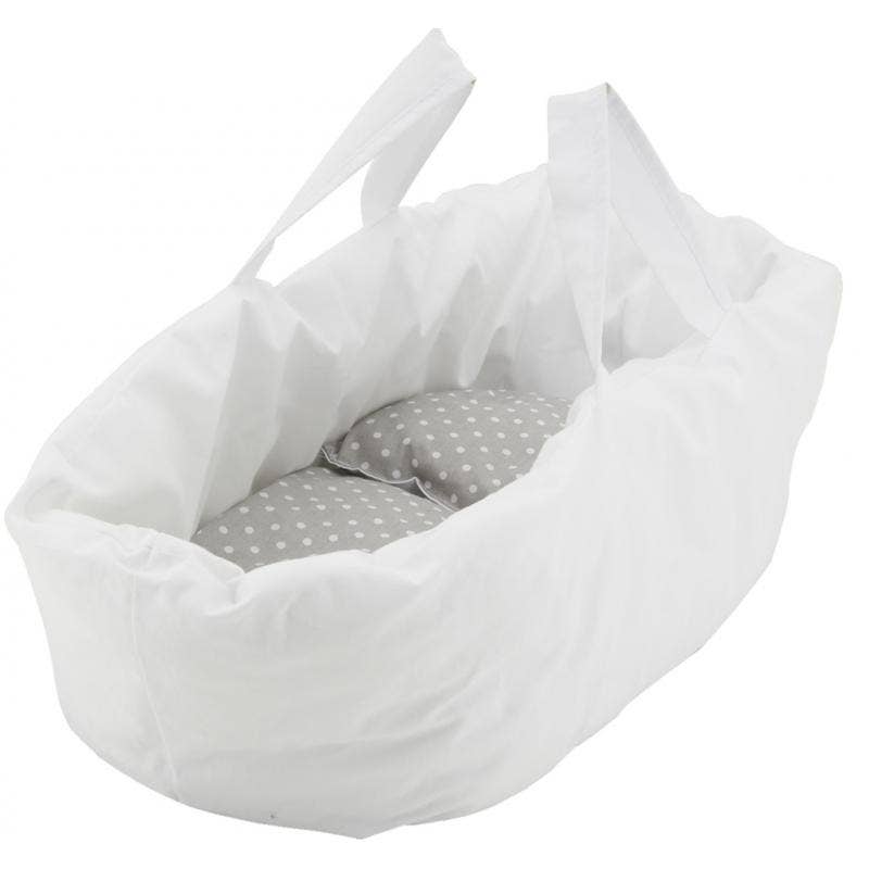 Aubry Gaspard - Wholesale Doll Stroller - Kids - Buff wicker doll cradle2