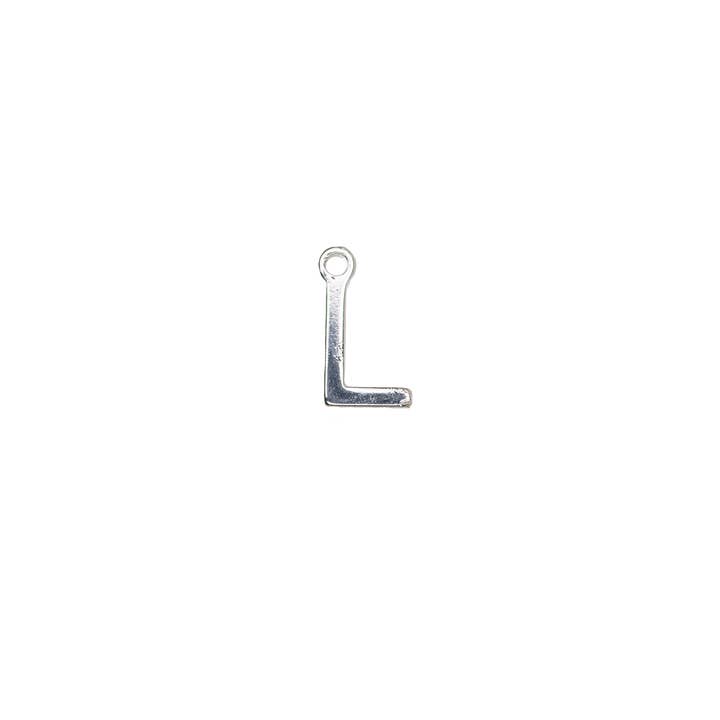 Continental Beads - Wholesale Individual charm/pendant - 8.5mm Letters of the Alphabet Charms - Available in Silver and Gold - Made of Solid Pewter - Sold Individually20