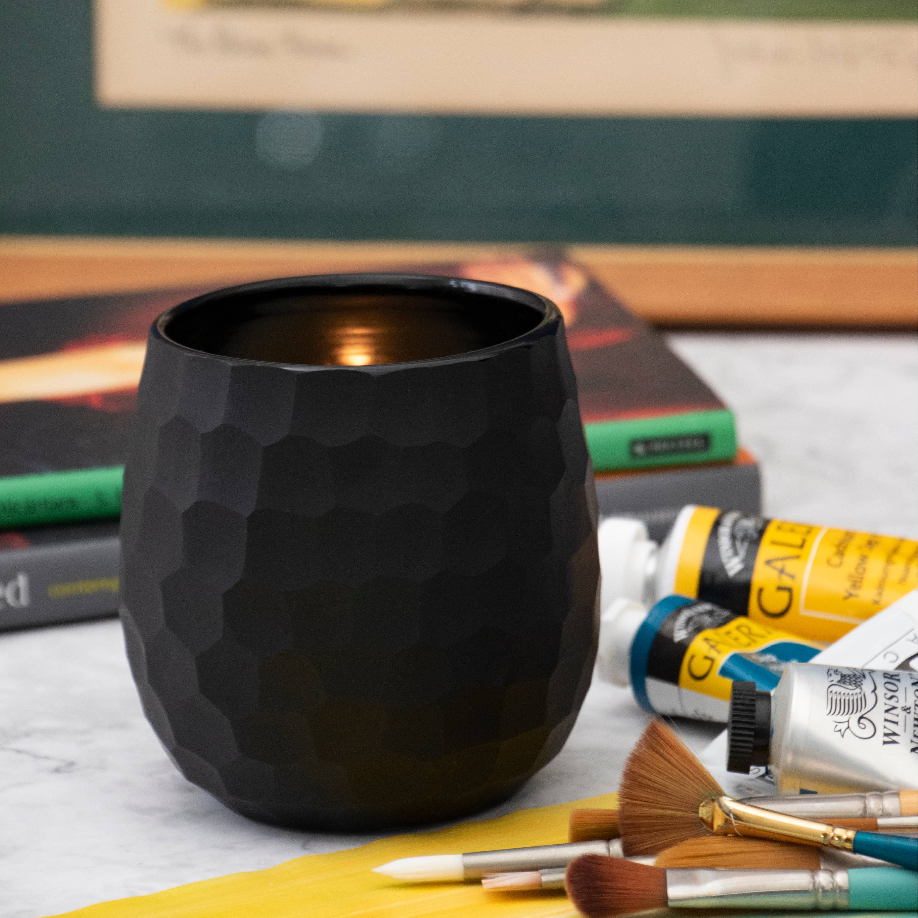 Andaluca - Wholesale Jar/Filled Candle - Botanique Luxe 16 oz Black Candle4