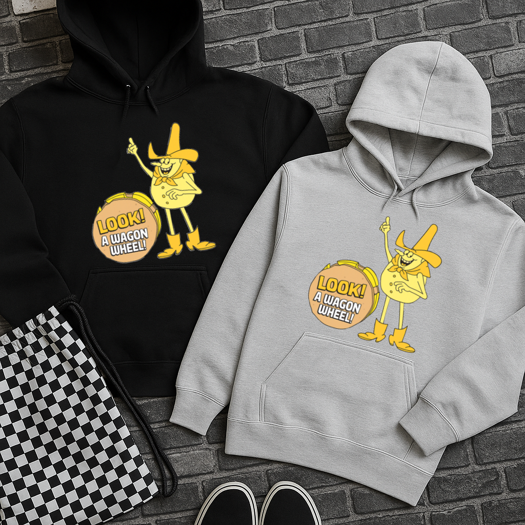 STRONG N FREE CDN - Wholesale Hoodie - Unisex - Sweatshirt Hoody - Vintage Wagon Wheel Design 1