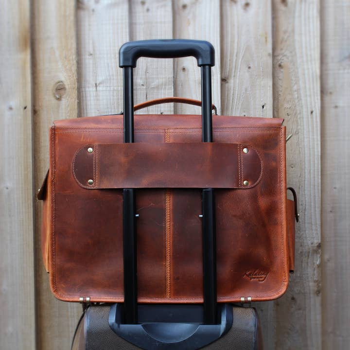 Kalating Leather UK - Wholesale Briefcase - Unisex - Top Grain Leather Mens Womens Briefcase Laptop Business Bag13