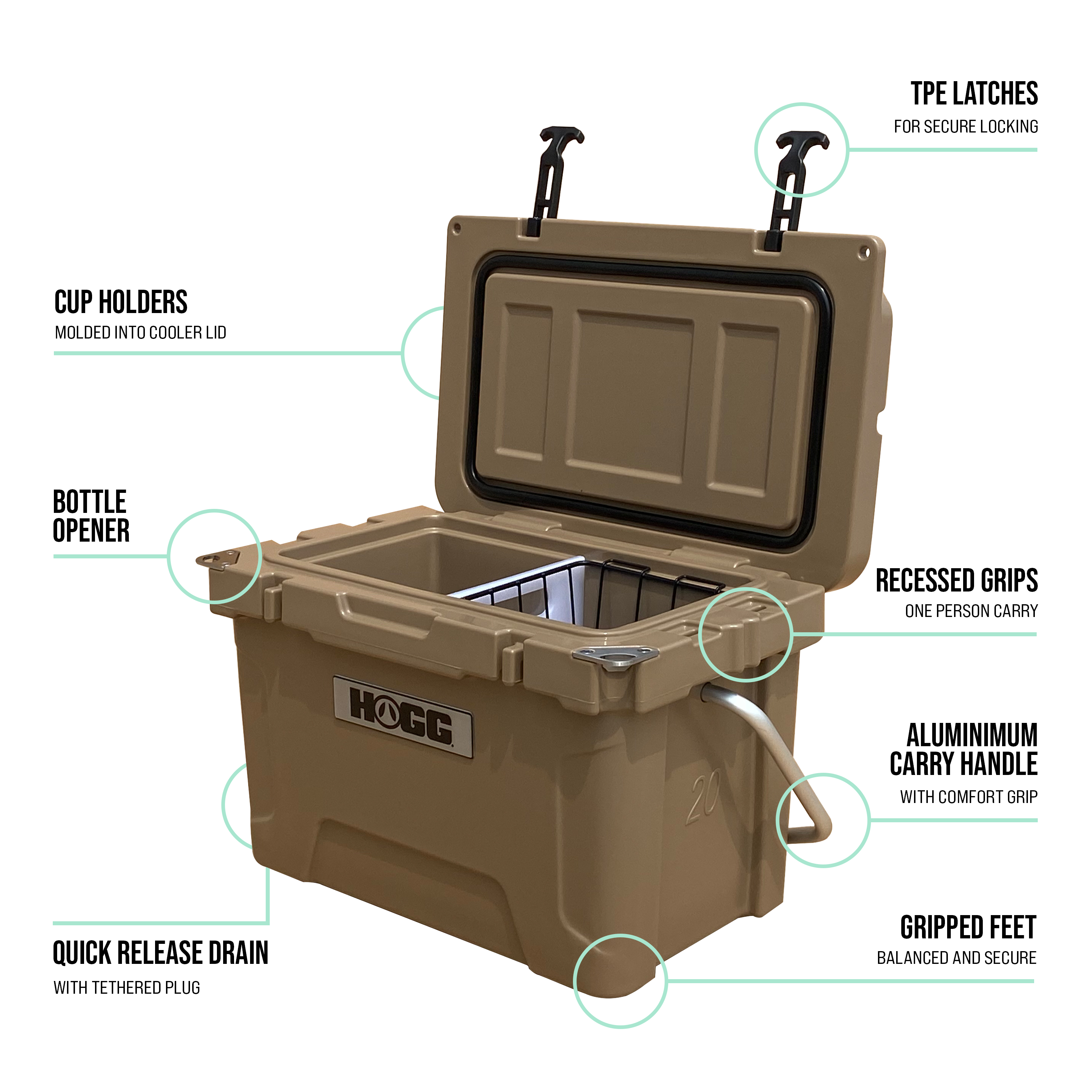 Hogg Outfitters - Wholesale Cooler/cooler bag - 20QT COOLER3