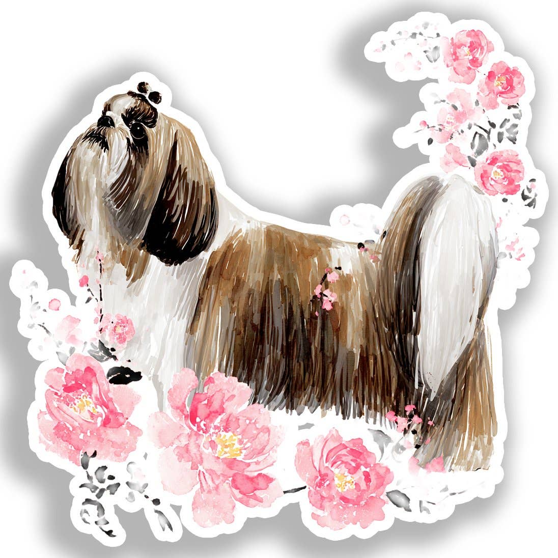 Yoonek Graphics - Wholesale Sticker - Shih Tzu Dog Decal Sticker # A0191600
