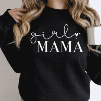 Mädchen Mama Sweatshirt für den Großhandel von Jrkdesignstudio