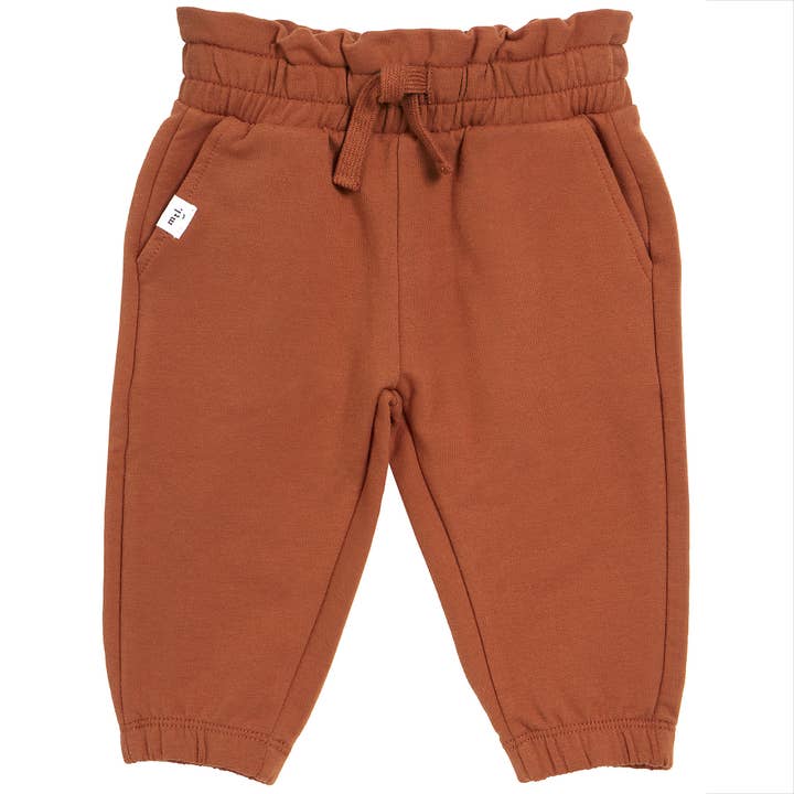 Miles Basics Jogger voor meisjes in zandsteen voor wholesale door Miles the Label