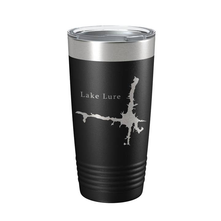 Lake Lure Map Tumbler Reisebecher, isolierte, lasergravierte Kaffeetasse North Carolina, 20 oz für den Großhandel von CarveBright