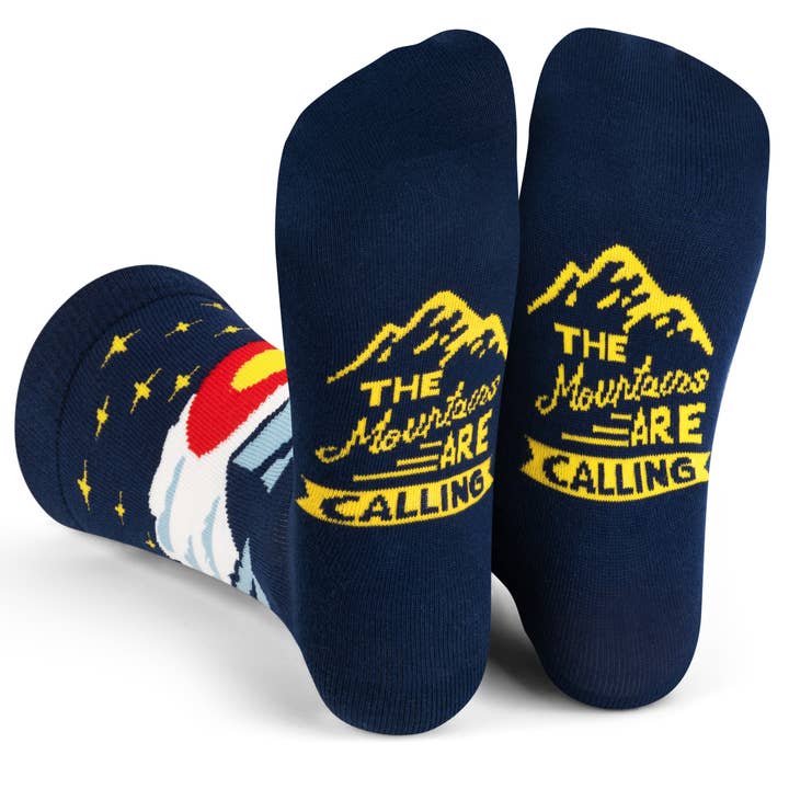Lavley - Wholesale Socks - Unisex - The Mountains Are Calling (Colorado) Socks