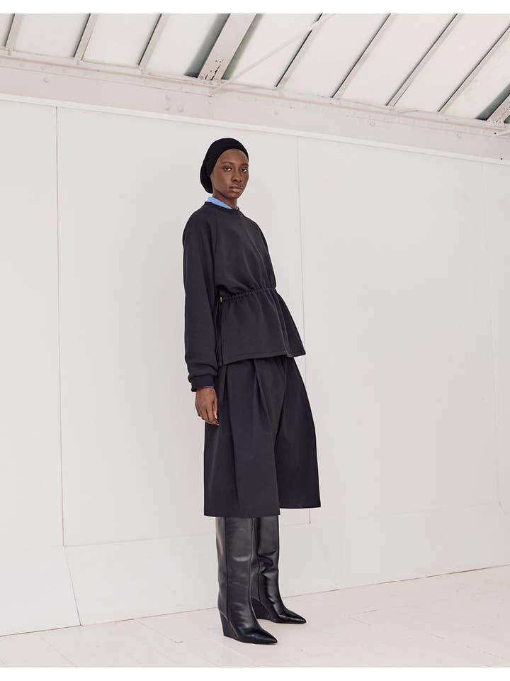 Cèucle - Wholesale Shorts - Women's - LONG SHORTS CHAPTER 2 _ BLACK