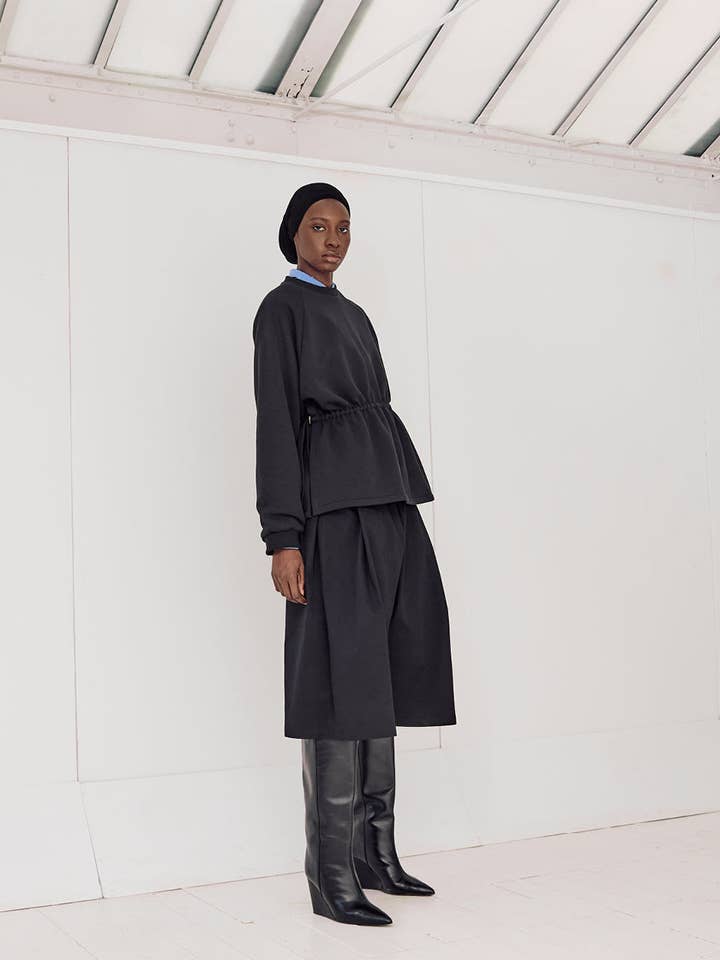 LONG SHORTS CAPÍTULO 2 _ PRETO por atacado de Cèucle