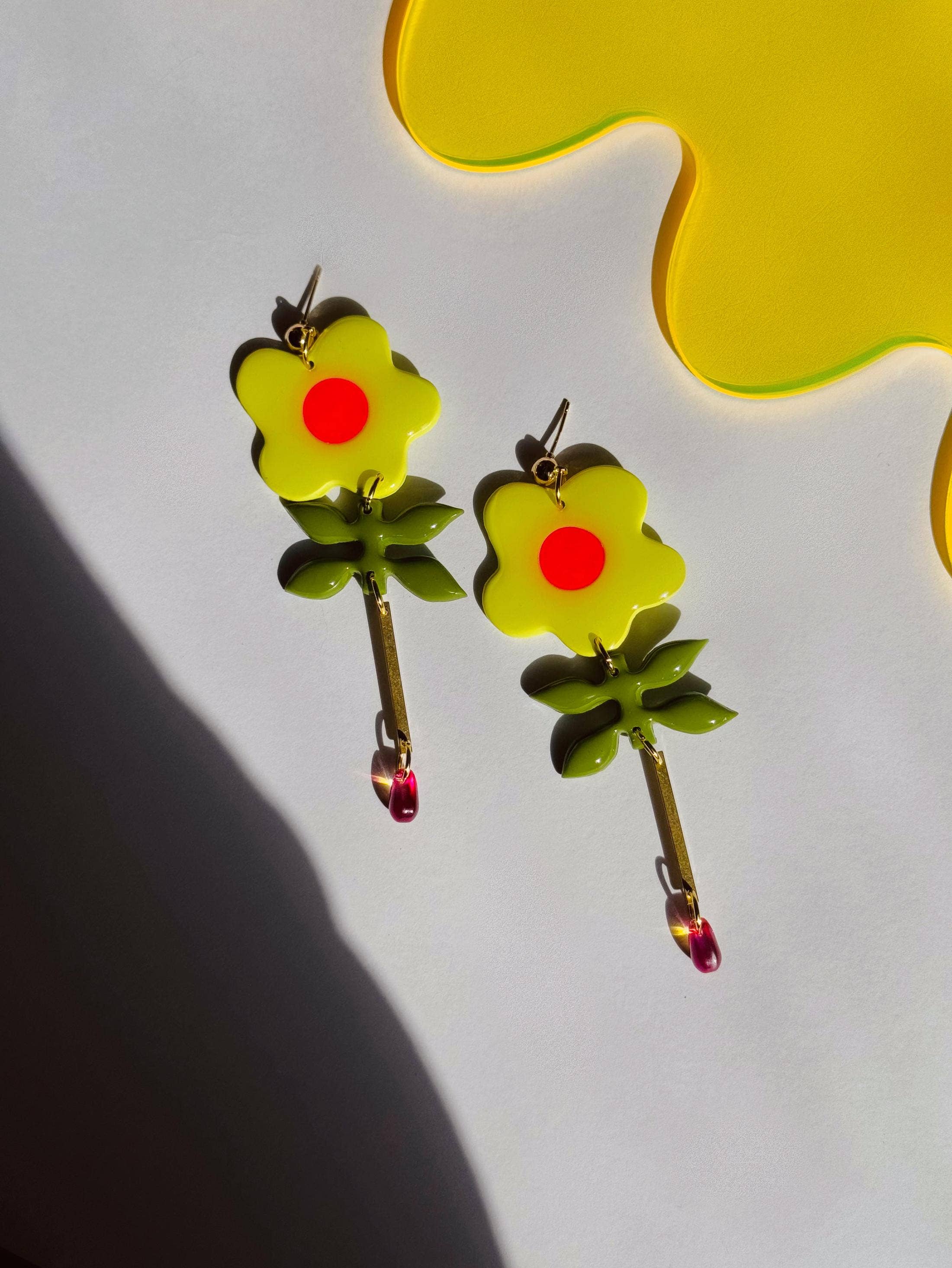 Delaney and Blu - Wholesale Dangle Earrings - Flower Droplets4