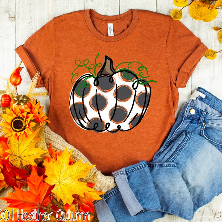 Polka Dot Pumpkin #BS1963 for wholesale by Bama Screens