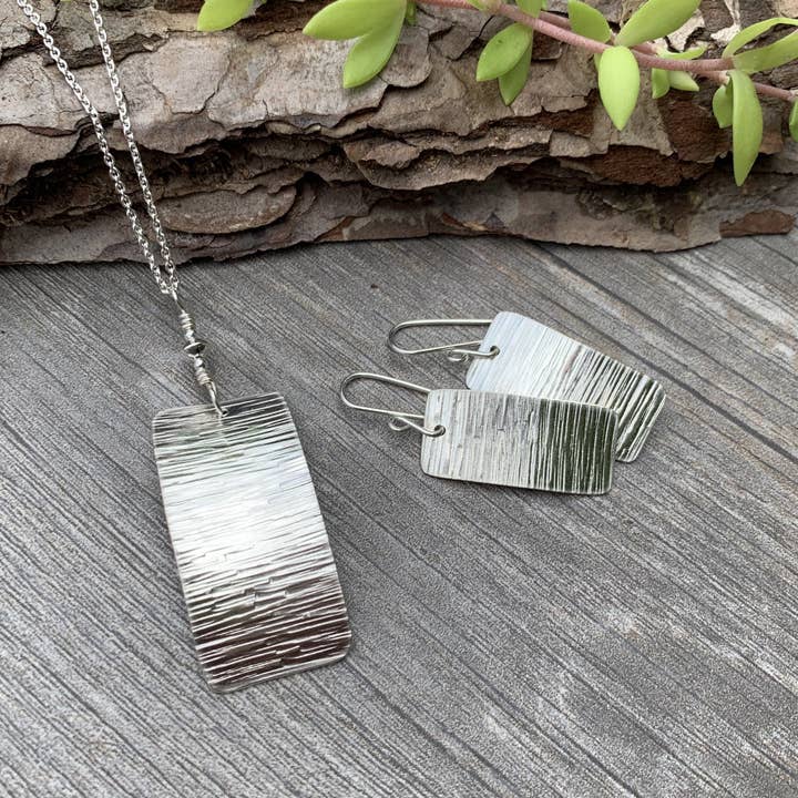 Tree Bark Necklace for wholesale by Jules Artwear