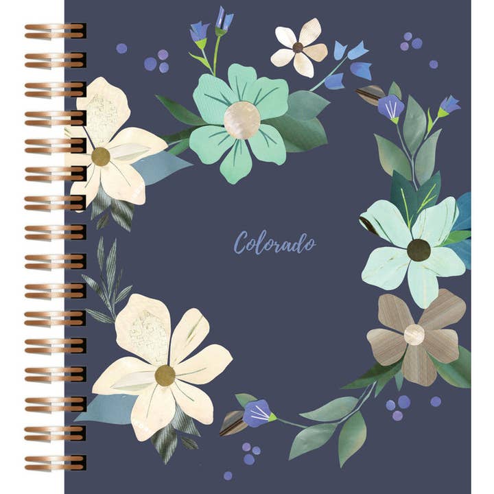 "Colorado Floral Journal" – Calming Nature-Inspired Notebook for wholesale by Lilybart LLC
