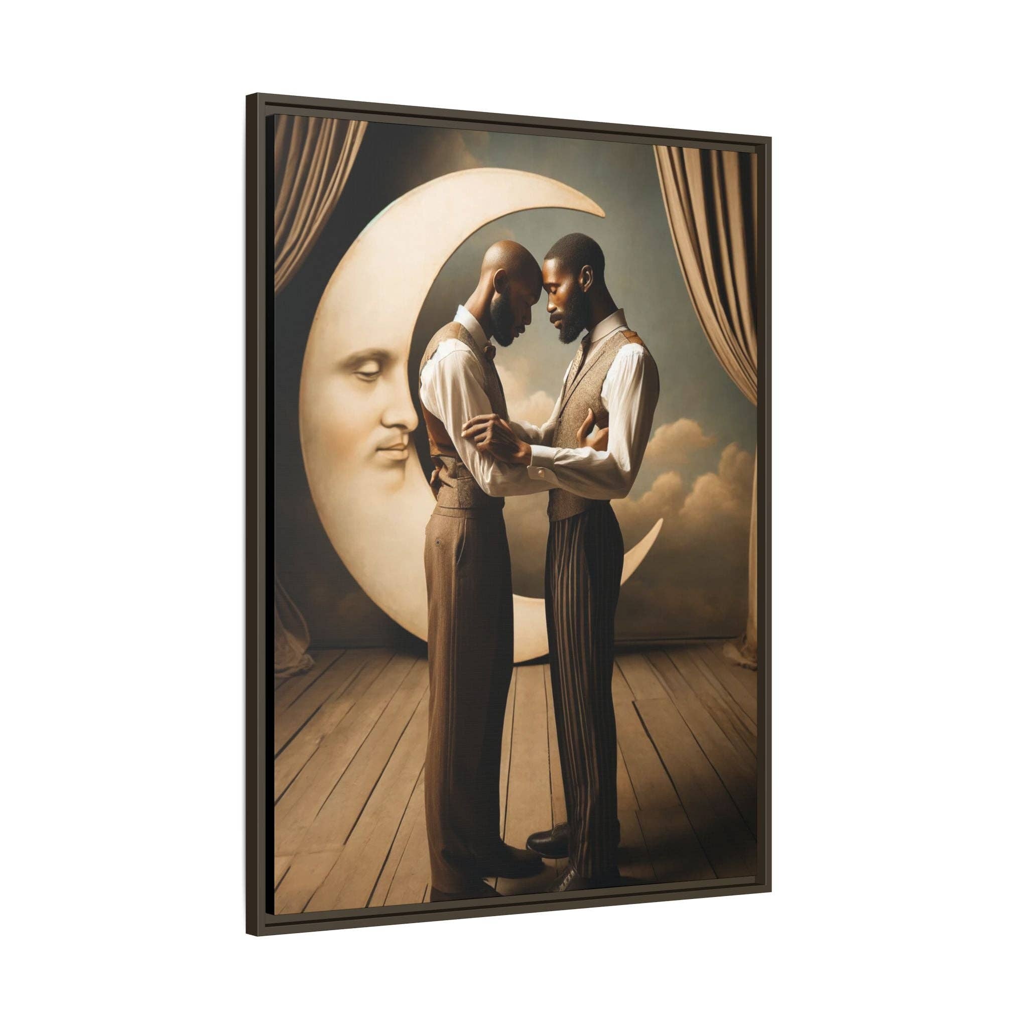 Walt & Pete - Wholesale Art Print - Missing Art Studies - Man In The Moon 00224