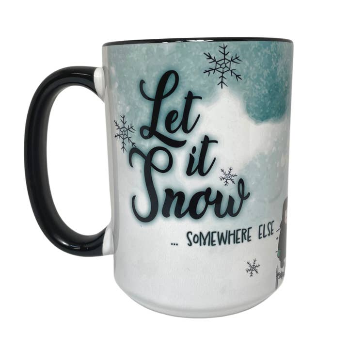 Caneca Cerâmica 15oz - Deixe Neve por atacado de Days with Gray