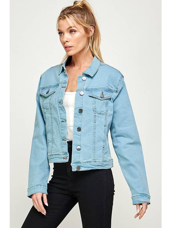 patrol jeans - Wholesale Denim Jacket - Women's - Women's Spandex Denim Jacket7