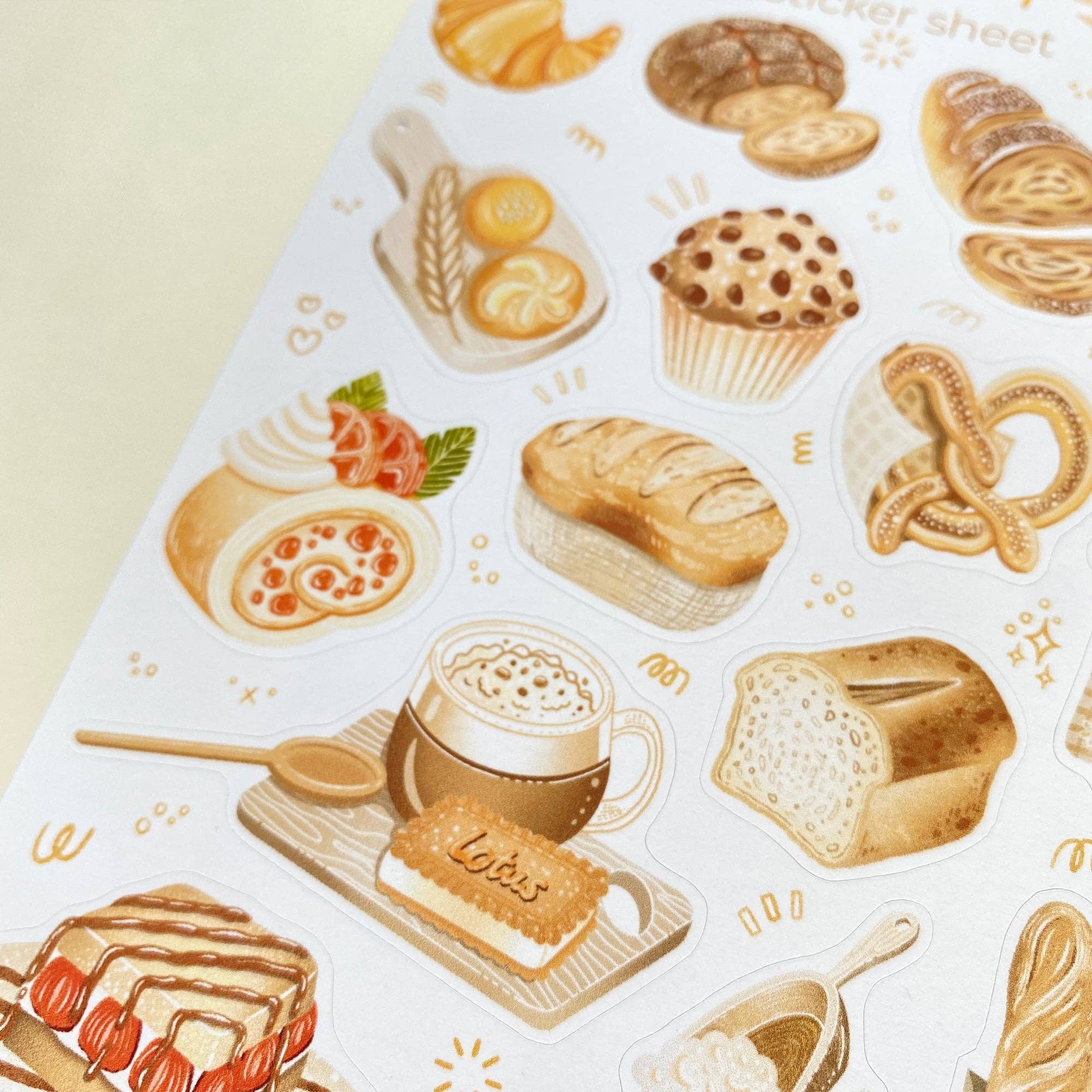 Lettoon - Wholesale Sticker - Sticker Sheet - Bakery3