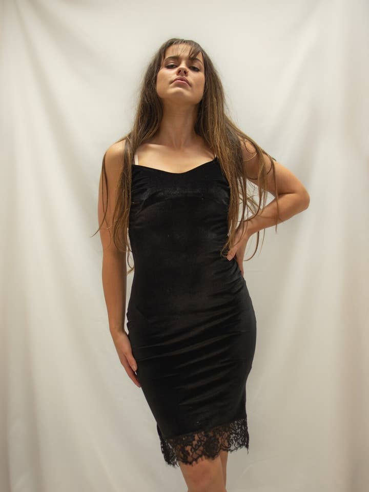 Portia - Dress for women, black for wholesale by Madia & Matilda