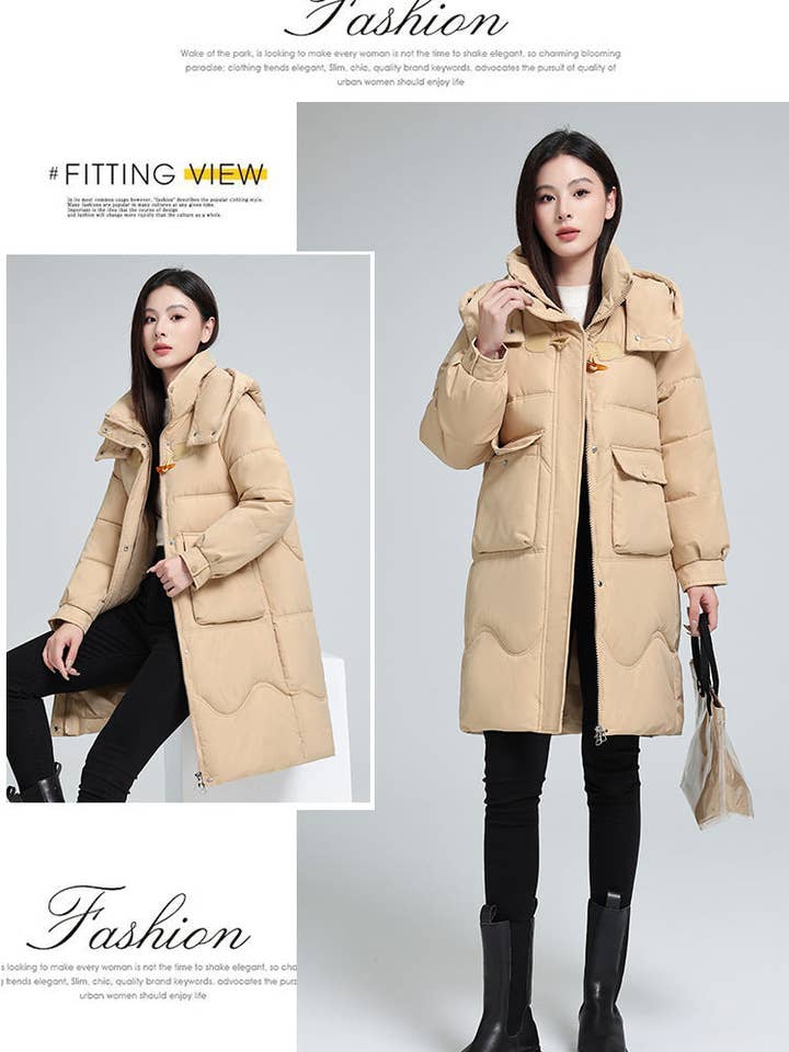 Marayn - Wholesale Puffer Jacket - Women's - 2025 Winter Korean Style Padded Long Coat24