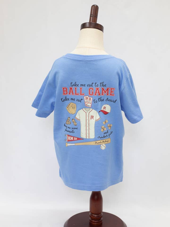 Baseball Game Kid's T-Shirt for wholesale by Magnolia Mudbugs