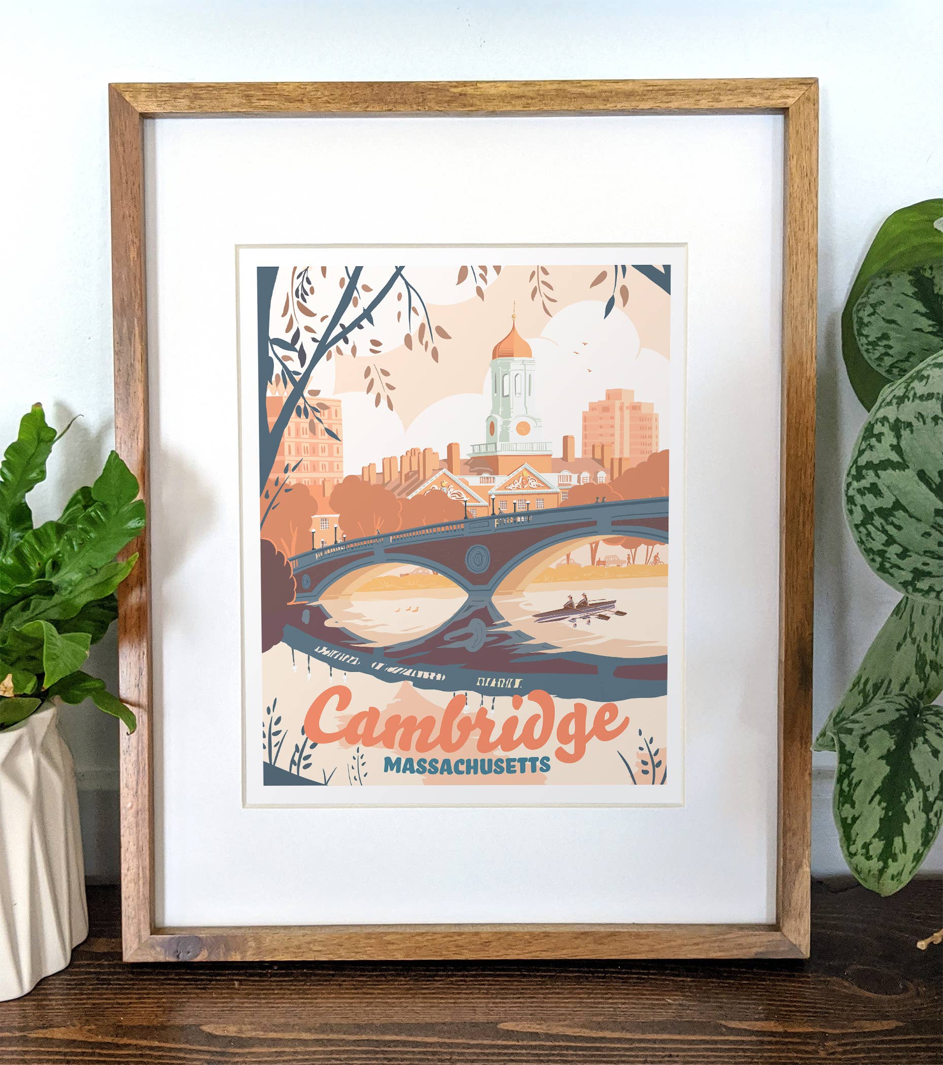Kat Maus Haus Illustration - Wholesale Art Print - Cambridge, Massachusetts Print0