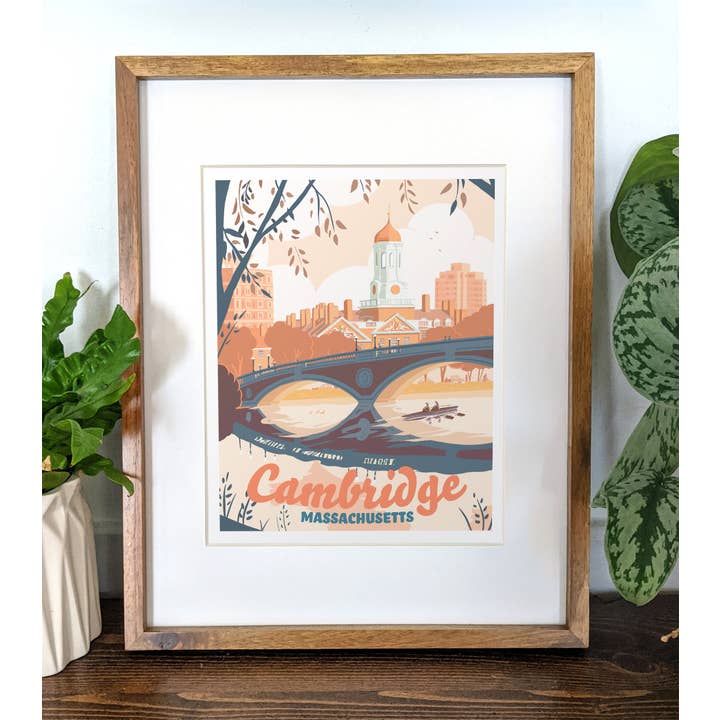 Kat Maus Haus Illustration - Wholesale Art Print - Cambridge, Massachusetts Print