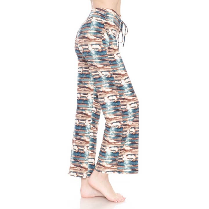 Buttery Soft Print Pajama Pants with Drawstring for wholesale by Leggings Depot