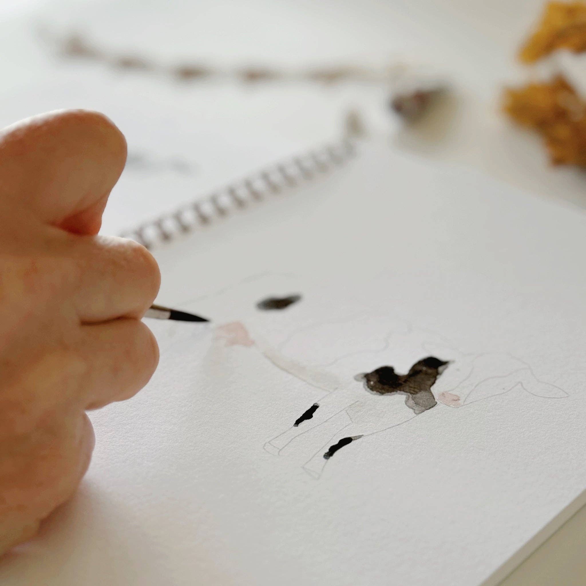 emily lex studio - Wholesale Sketchbook/Sketchpad - farm watercolor workbook3