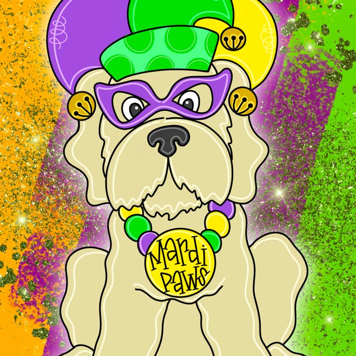 Signo de corona, letrero de Mardi Gras, letrero de perro, 8 x 10 «, letrero de metal, K para venta al por mayor de DecoExchange