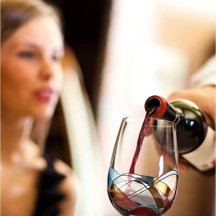 Bezrat - Wholesale Wine Glass - Stemless Wine Glasses Gift Set