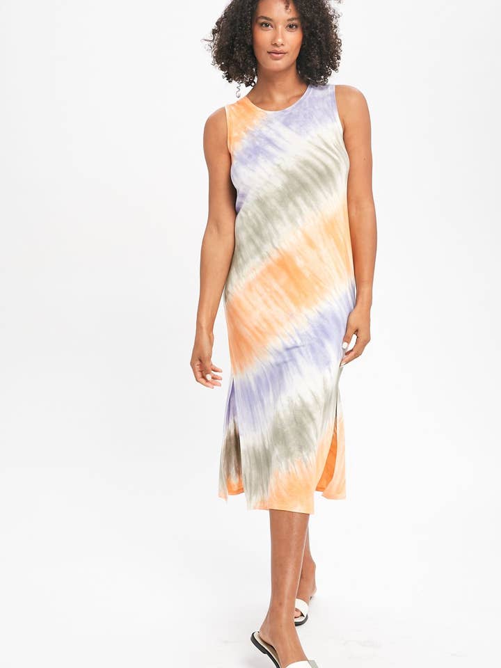 20322 Tie Dye Dress for wholesale by Mystree