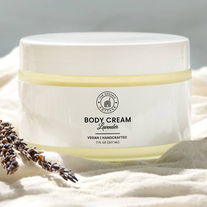 The Organic Cottage Lavender Body Cream for wholesale by The Organic Cottage