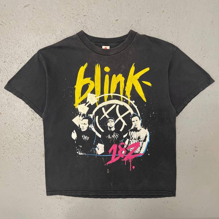 Blink-182 Summer Tour 2009 Rare Double Sided Punk Rock Band for wholesale by TheKingShirt