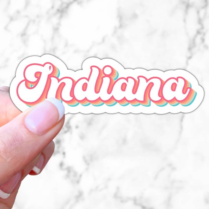 Retro Indiana klistermærke for engroshandel hos Simply Fangirl Designs