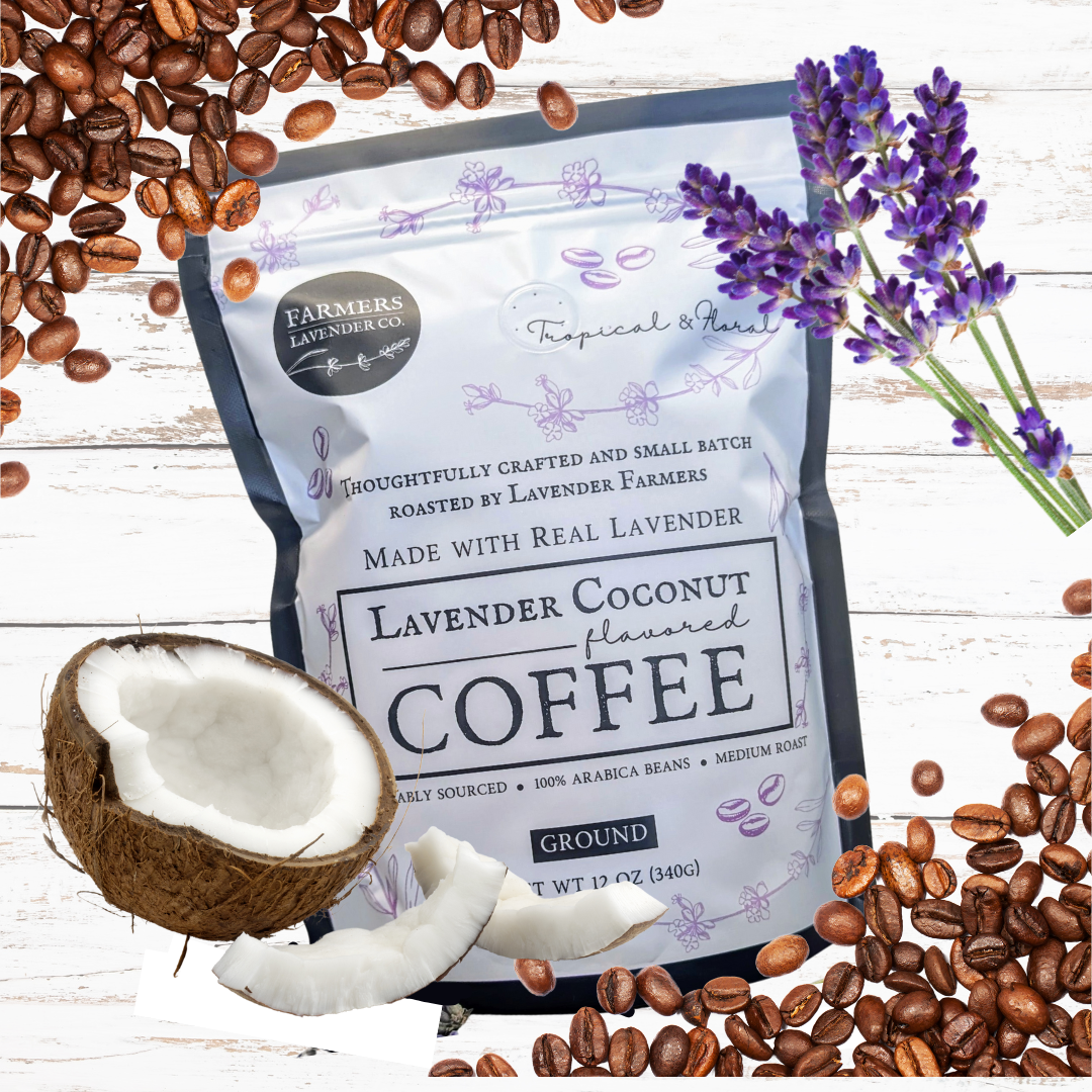 FARMERS Lavender Co. - Wholesale Ground Coffee - Lavender Coconut Coffee1