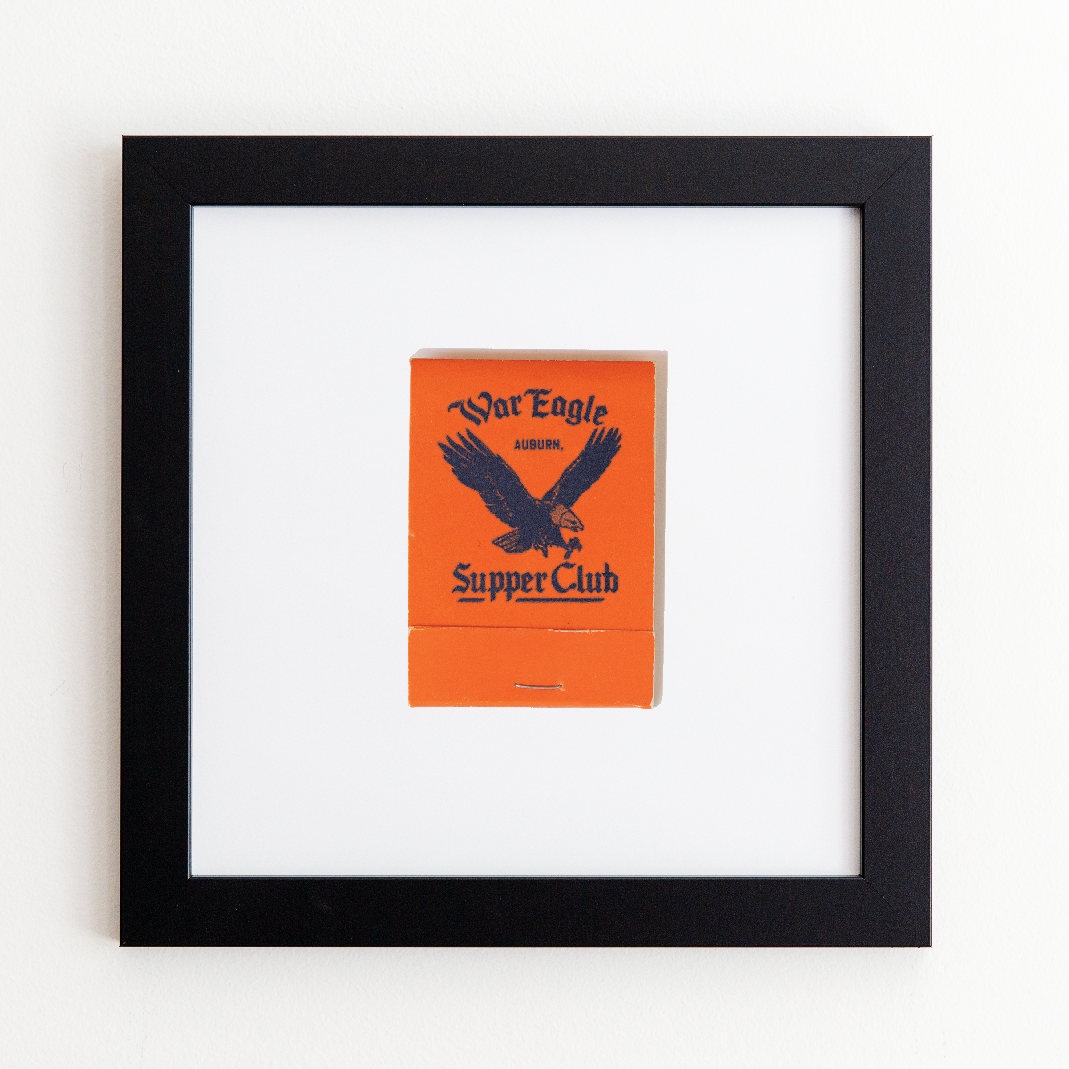 Match South - Vente Affiche d'art - Club de souper War Eagle2