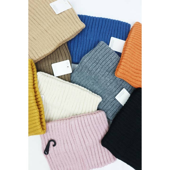 MIX COLOR Solid Winter Knit Headband Neck Wamer for wholesale on Faire