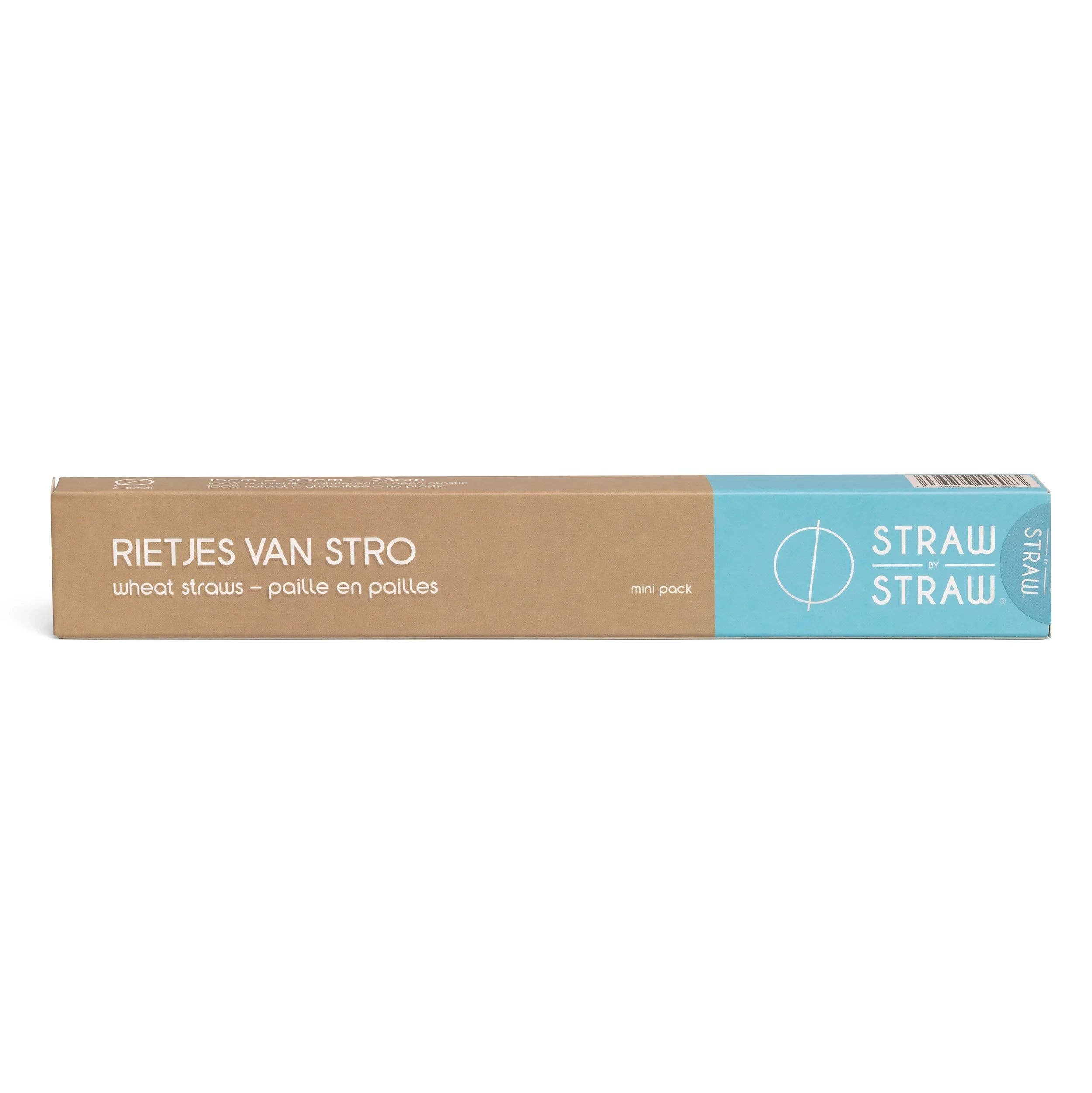 Straw by Straw - Wholesale Drinking Straw - Minipack Biodegradable Straws made of wheat2