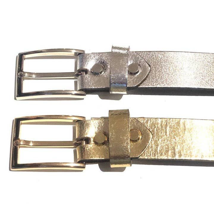 Hydestyle London – wholesale Belt – Women's – Metallic Gold Womens Leather Belt1