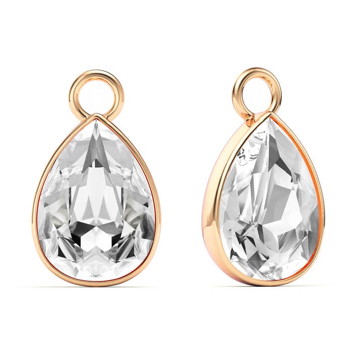 Statement Teardrop Mix Charms with Clear Swarovski for wholesale by My Jewellery Story