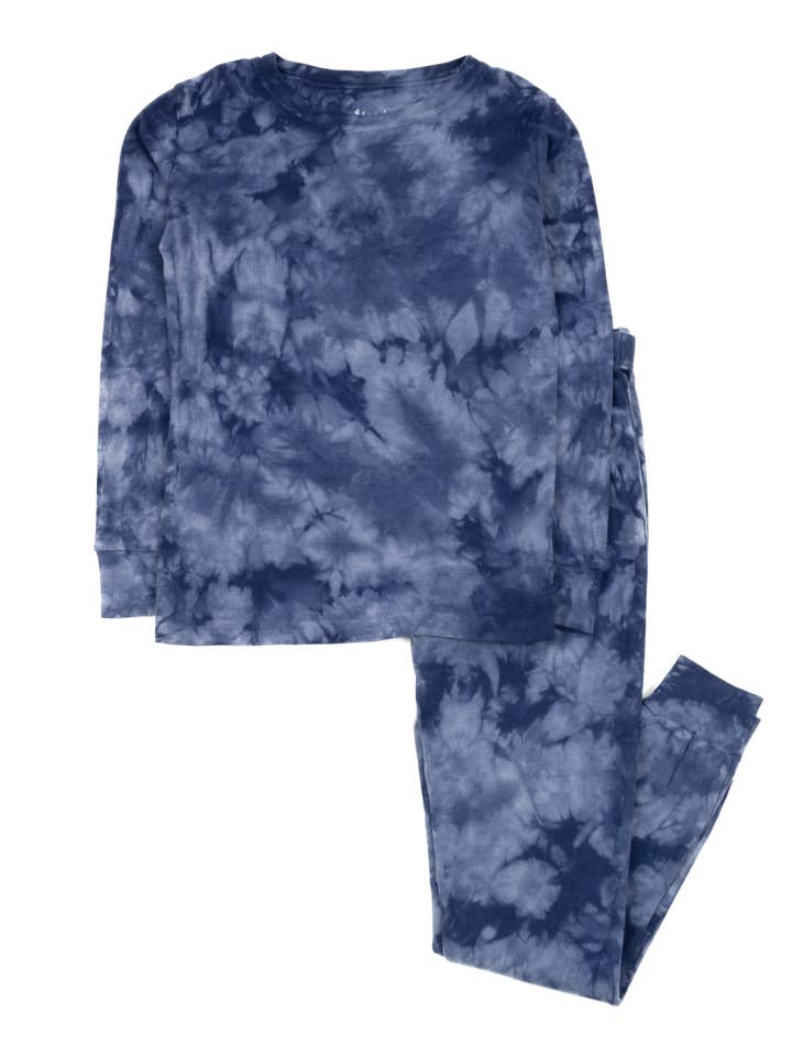 Leveret Pajamas - Wholesale Sleepwear Set - Kids - Kids Two Piece Cotton Pajamas Tie Dye