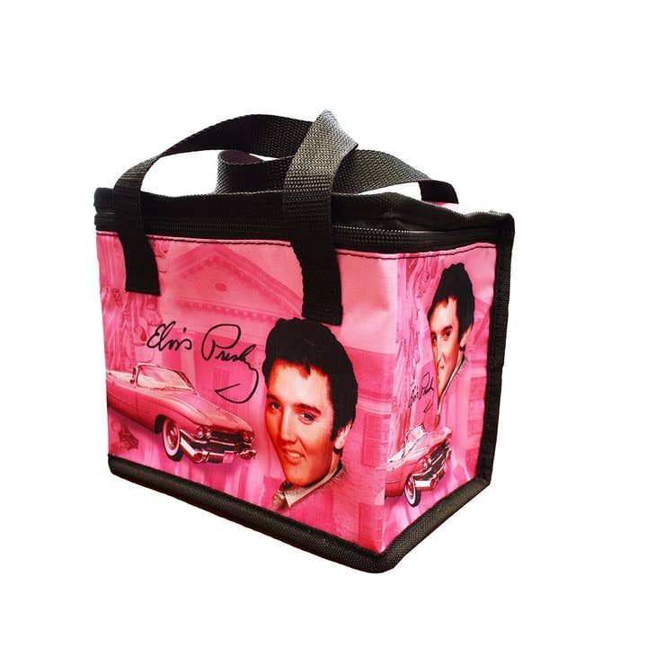 MID-SOUTH PRODUCTS - Wholesale Lunch Bag/Box - Elvis Lunch Bag - Pink Guitars