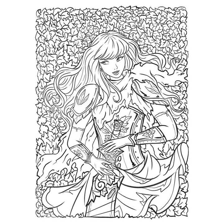 Simon & Schuster - Wholesale Coloring & Activity Book - Adult - Knights of Tayrealm Coloring Book by5