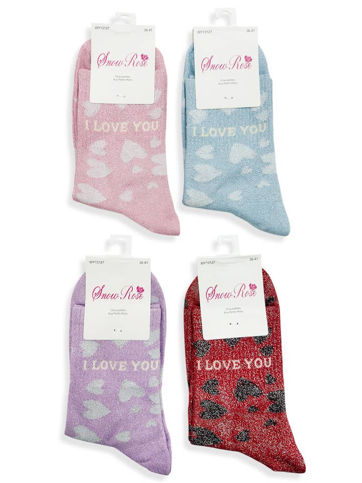 Calzini brillanti « CHÉRIE » per la vendita all'ingrosso da parte di Belle Com'Elle