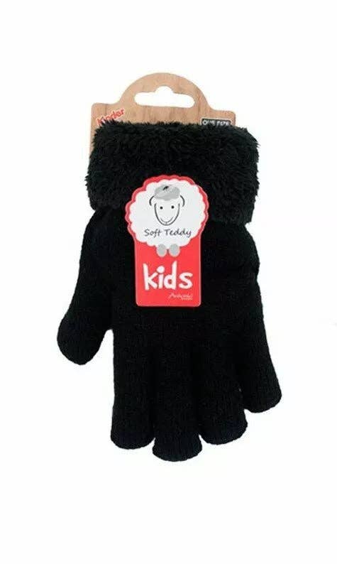 VewoTex - Wholesale Gloves - Kids - Children's Winter Gloves » Knitted Gloves » Finger Gloves with Warm Soft Teddy Filling » Lined Children's Gloves4