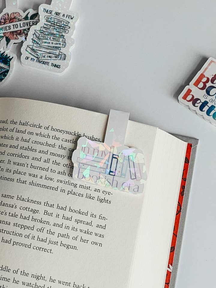 In my Bookish era Magnetic Bookmark | Cute Bookmarks | Bookish Gift | Holographic | Pastel bookmark for wholesale by Midnight Readers Shop