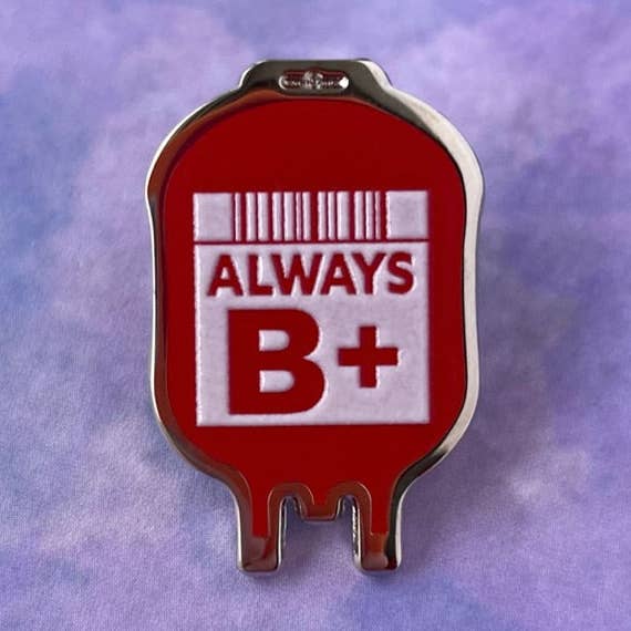 Always Be Positive Pin for wholesale by Rad Girl Creations