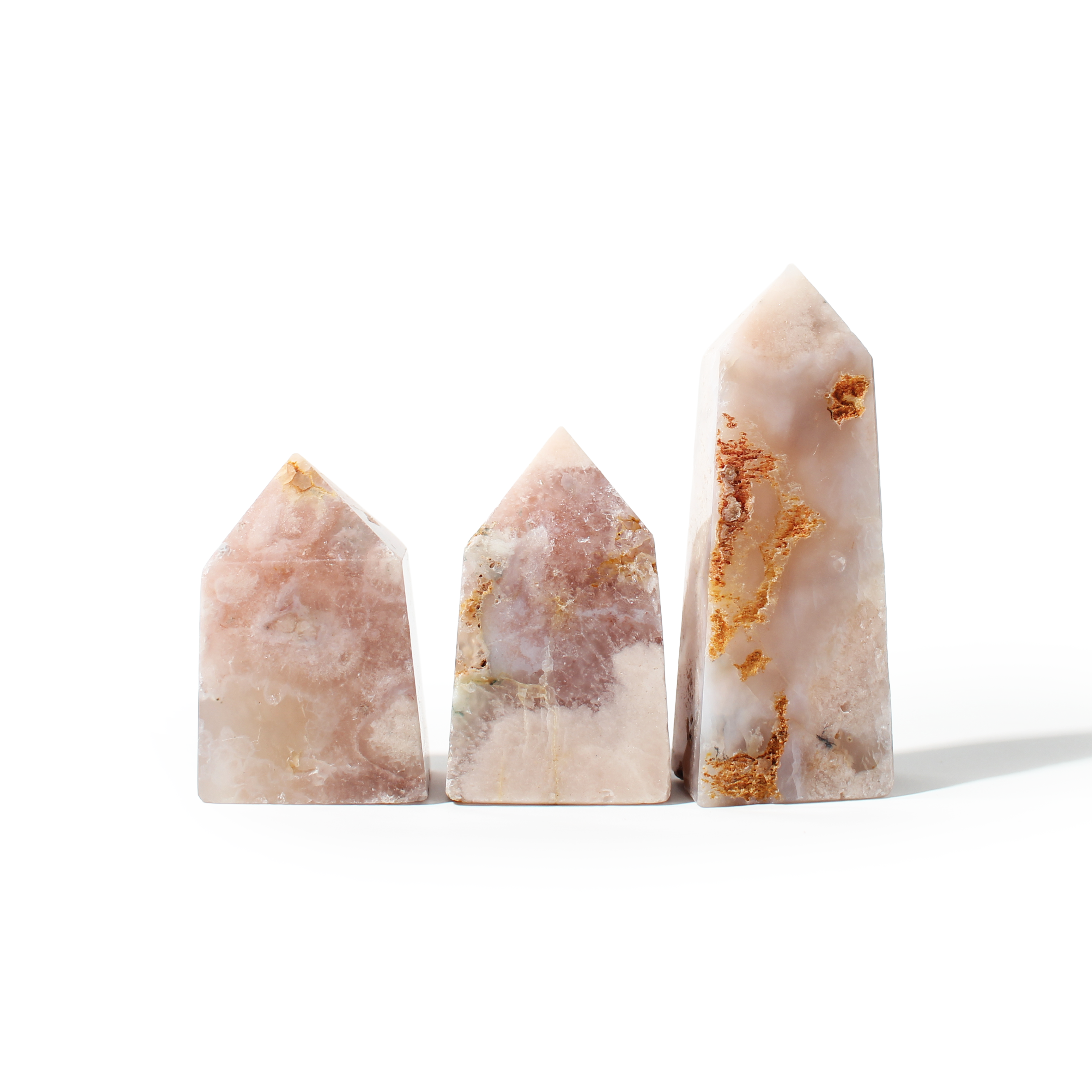 Stonebridge Imports - Wholesale Spiritual Stone/Crystal - Flower Agate Tower4