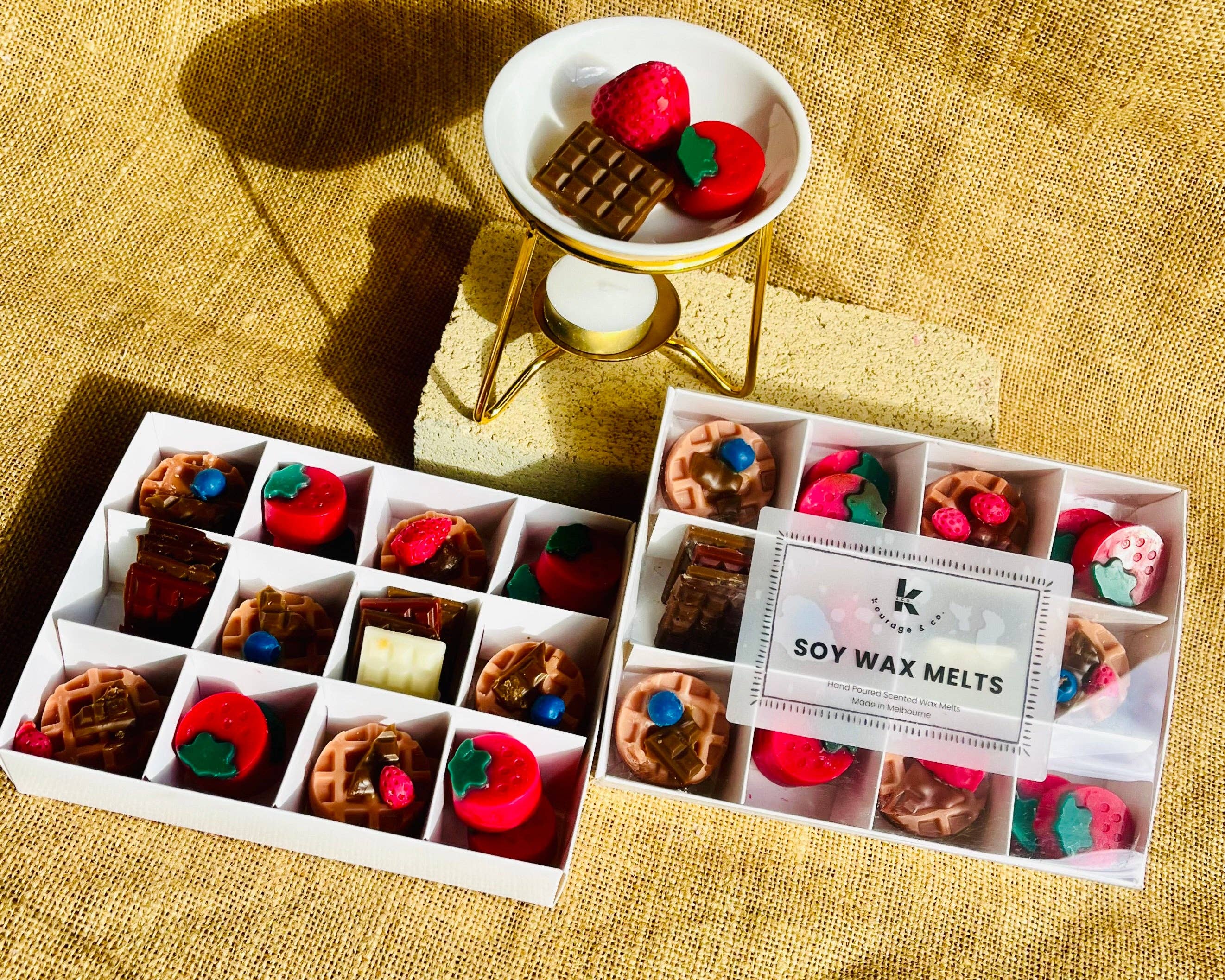 Kourage & co – wholesale Doftvax – Sweet Treats Vaxkakor – Vaniljkaramell4