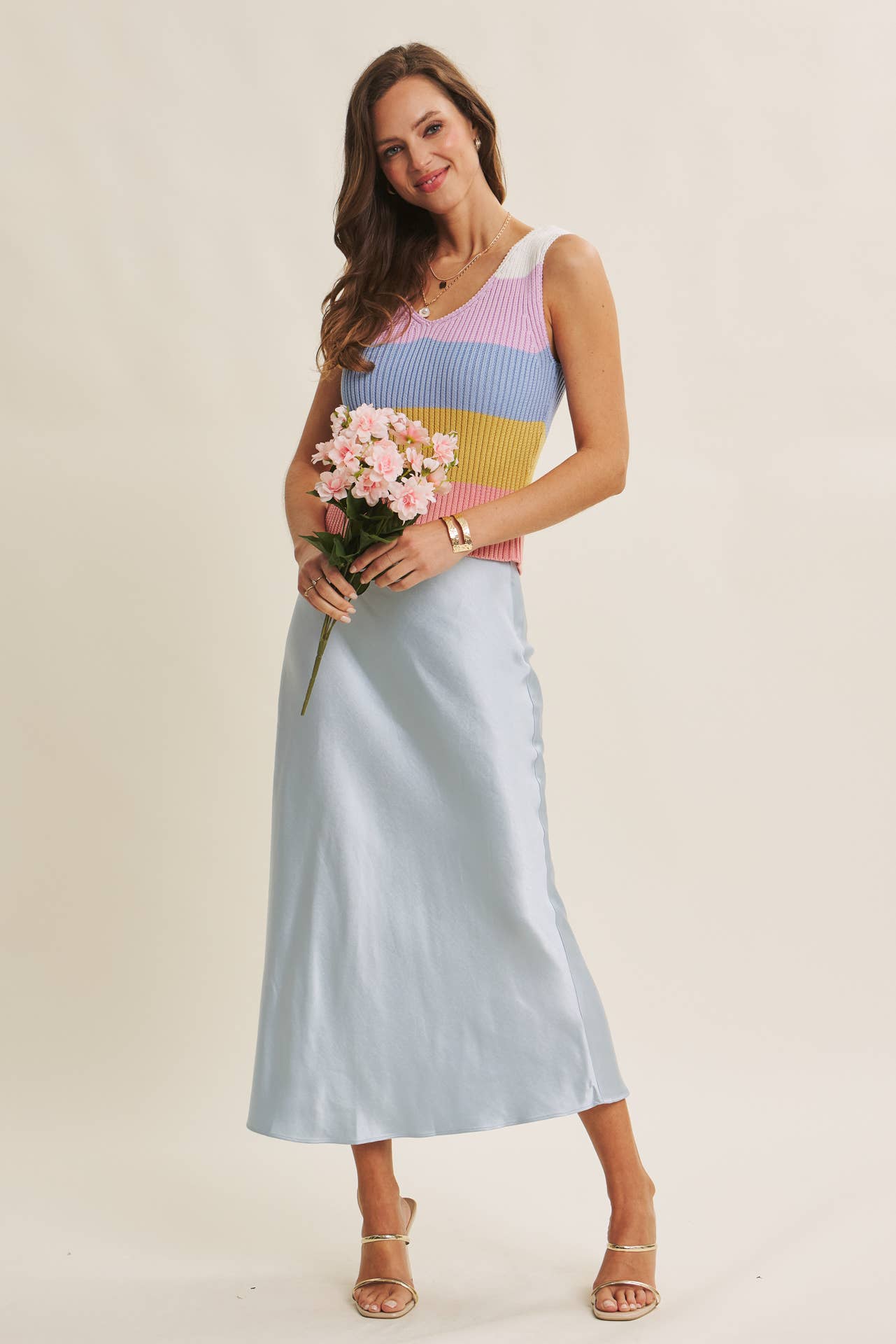 in february - Wholesale Skirt - Women's - HIGH QUALITY THICK SILKY SATIN BIAS CUT MAXI SKIRT42